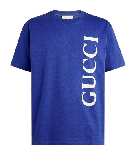 blue gucci tshirt|gucci accessory blue.